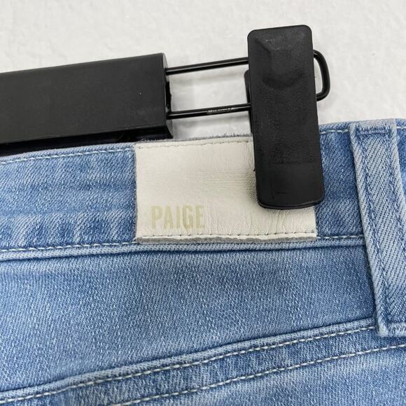 Paige Womens Jeans Size 27 Blue Denim Hoxten Ankle Skinny Leg Light Wash - Picture 11 of 16